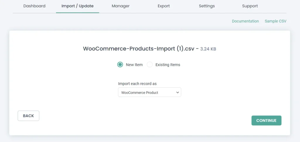 wp ultimate csv importer upload woocommerce products csv