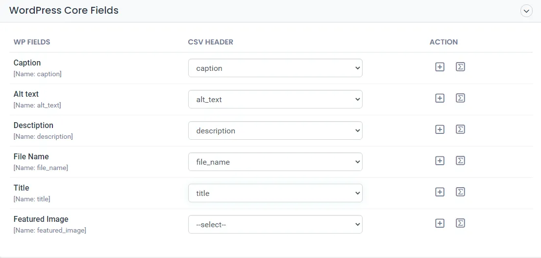 wp ultimate csv importer mapping csv header with wp fields 2
