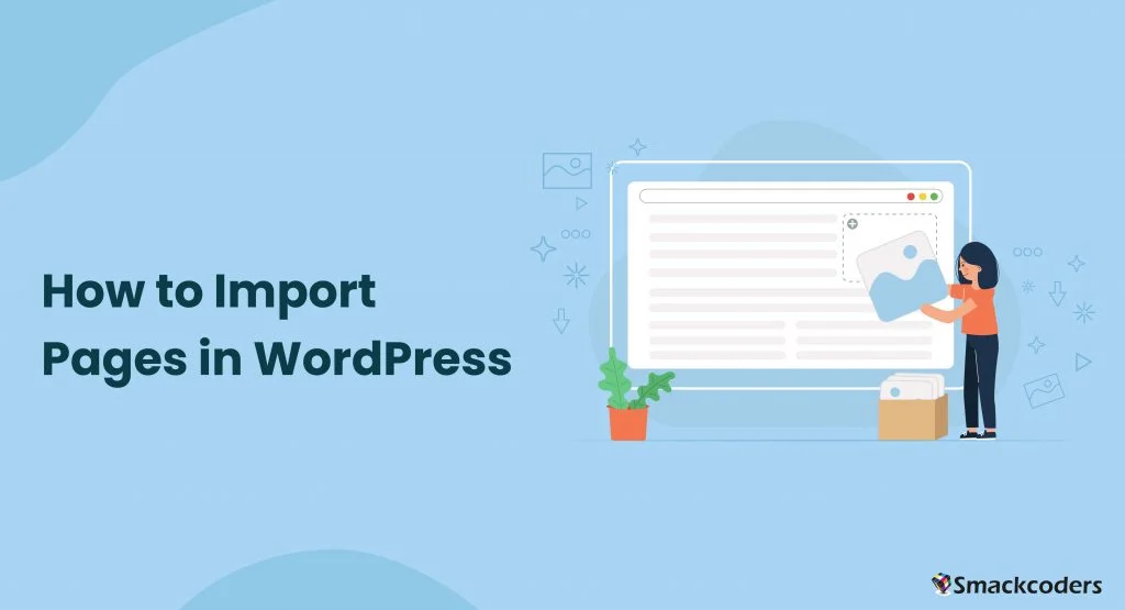 how to import pages in WordPress 1