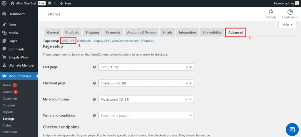 woocommerce-settings-advanced-tab