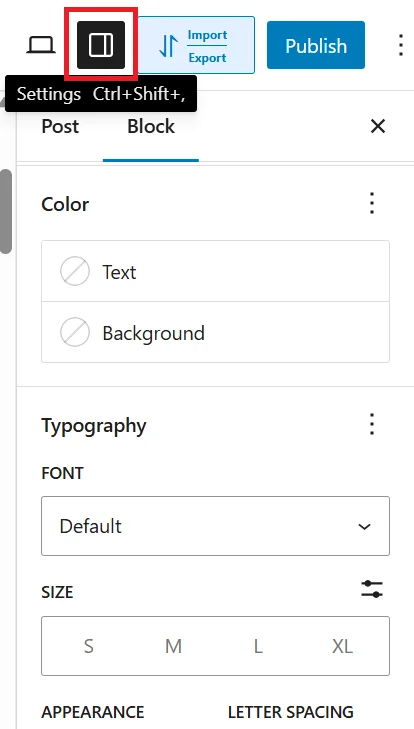 wordpress-post-settings-menu