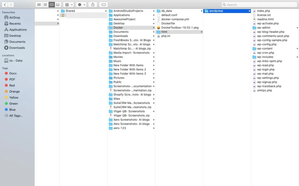 Steps to lanch WordPress- extract wordpress