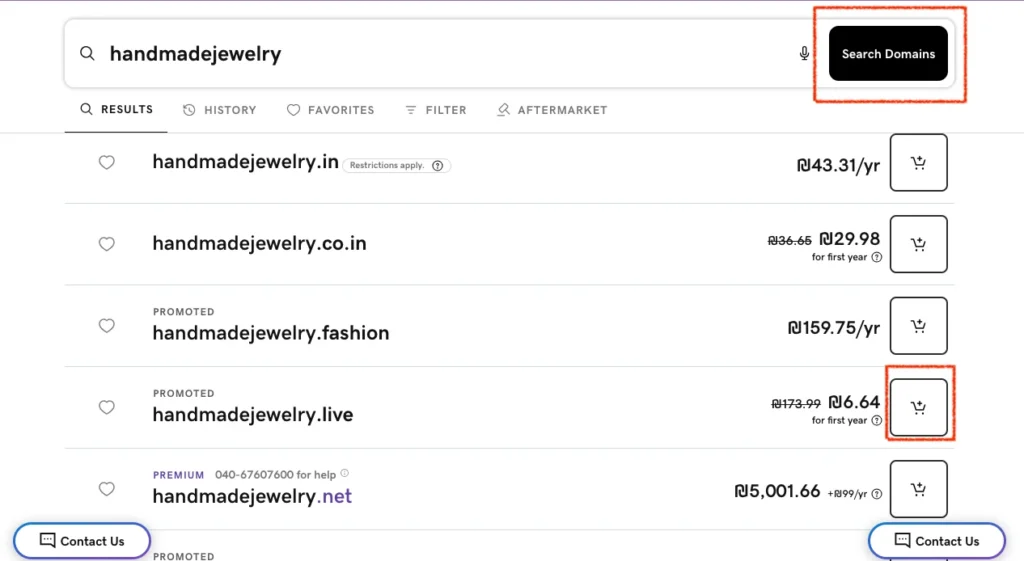 Steps-to-launch-Wordpress-Godaddy-Search-domains