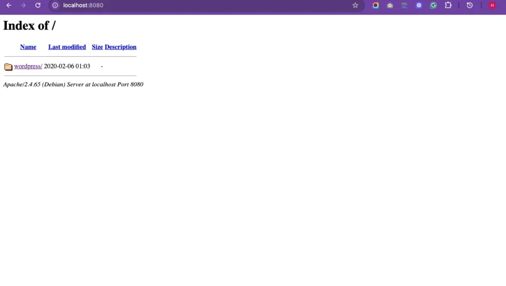 Steps to launch WordPress- local host WordPress