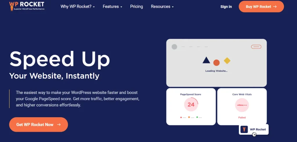 WP Rocket plugin