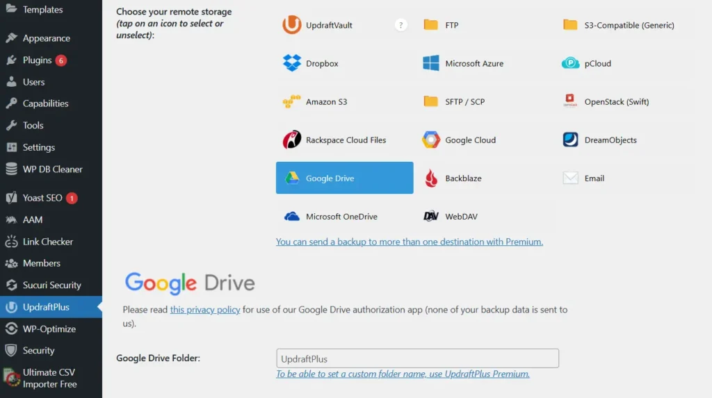 wp-backup-google-drive-setup