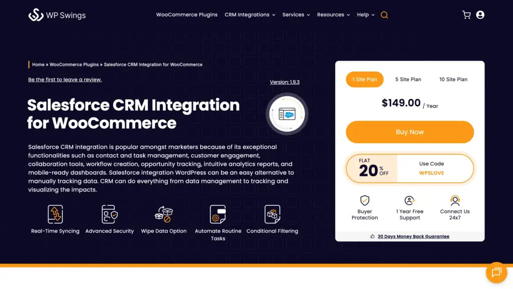 Salesforce-Integration-for-WooCommerce-WP-Swings