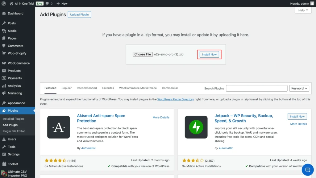 install-woocommerce-to-shopify-plugin