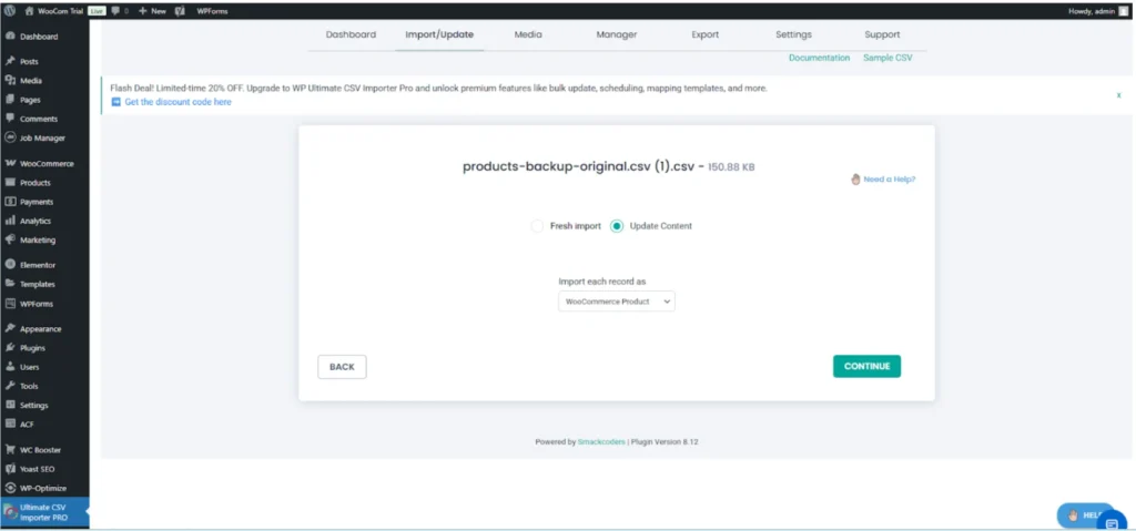 Select-the-Update-Content-mode